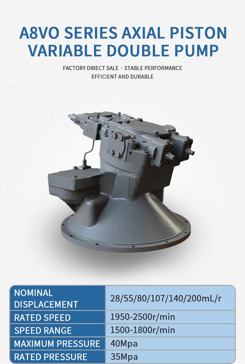 A8VO80 hydraulic pump2